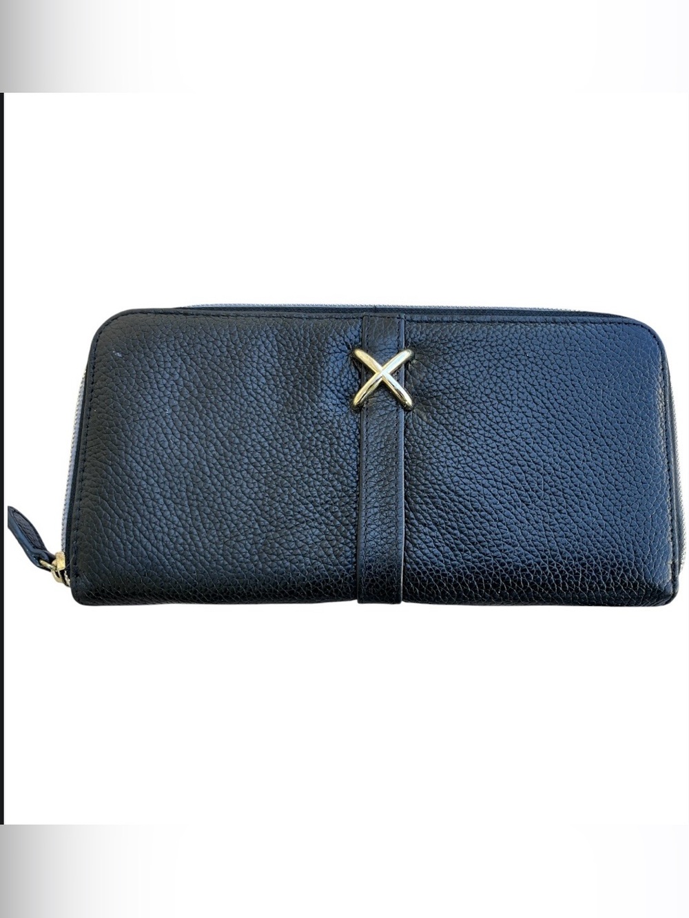 Leather Zip Around Continental Wallet